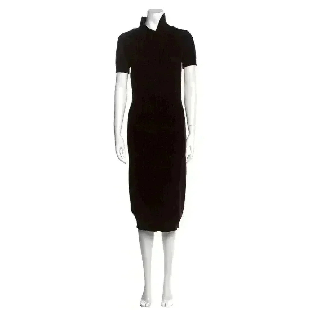 JIL SANDER Turtleneck Midi Length Size Small US4, DE34